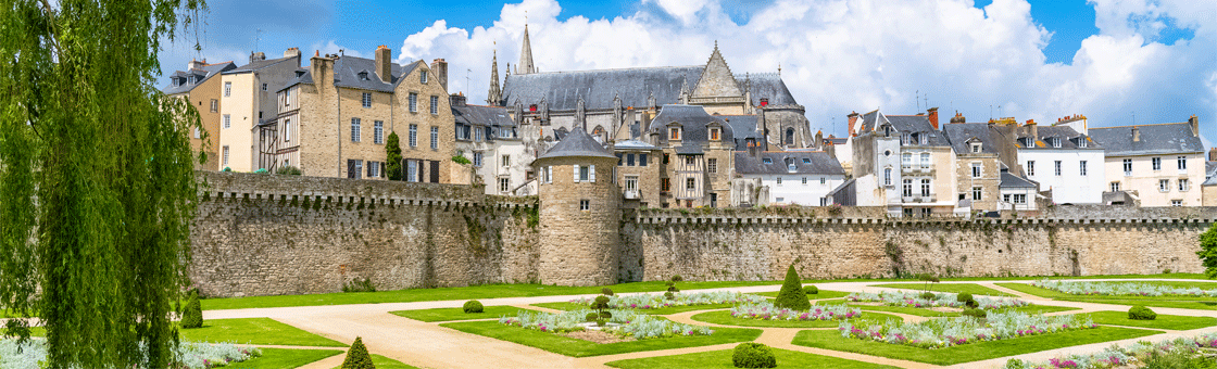 Les remparts de Vannes et leurs jardins